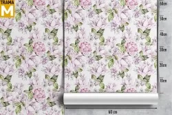 Vintage Nature Flowers Wallpaper
