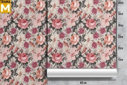 Vintage Nature Wallpaper Flowers