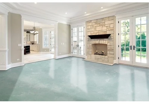 Aqua green concrete surface wallpaper 2