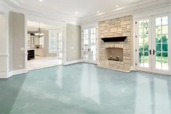 Aqua green concrete surface wallpaper