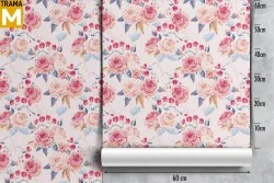 Vintage Nature Flowers Wallpaper