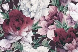 Carta da Parati Design e Stili Flora e Fauna Fiori Moderna Natura