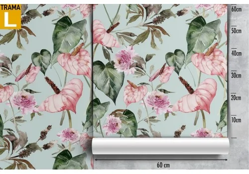 Vintage pink flowers nature wallpaper. 2