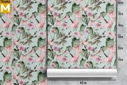 Vintage Nature Flowers Wallpaper