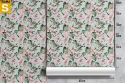 Carta da Parati Design e Stili Flora e Fauna Fiori Natura Vintage