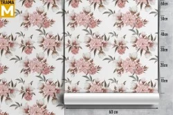 Vintage Nature Flowers Wallpaper