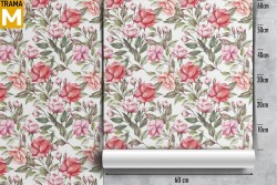 Carta da Parati Fiori Natura Vintage