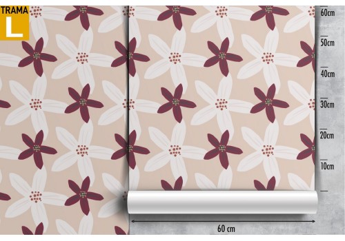 Wallpaper with stylized flowers nature modern design. 2