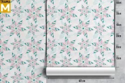 Carta da Parati Fiori Natura Moderna Stilizzata
