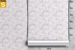 Carta da Parati Design e Stili Flora e Fauna Fiori Moderna Natura Stilizzata