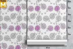 Modern Flowers Wallpaper Stylized Nature