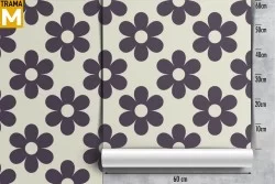 Modern Nature Flowers Wallpaper