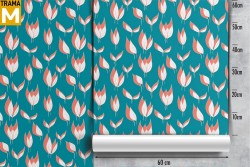 Modern Flowers Wallpaper Stylized Nature