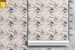 Wallpaper Design and Styles Flora and Fauna Modern Stylized Nature