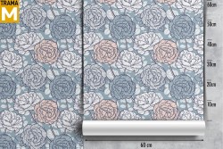 Modern Flowers Wallpaper Stylized Nature