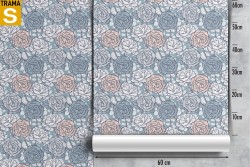 Wallpaper Design and Styles Flora and Fauna Modern Stylized Nature