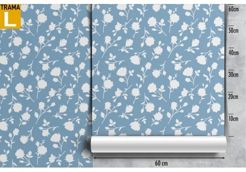 Wallpaper with stylized flowers nature pattern. 2