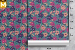 Modern Flowers Wallpaper Stylized Nature