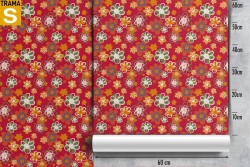 Wallpaper Design and Styles Flora and Fauna Nature Stylized Flowers