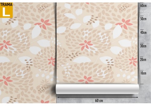 Vintage nature stylized flowers wallpaper. 2