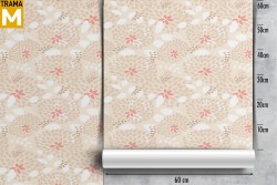 Stylized Vintage Nature Flowers Wallpaper