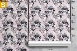 Carta da Parati Design e Stili Flora e Fauna Fiori Natura Vintage