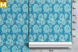 Stylized Vintage Nature Flowers Wallpaper