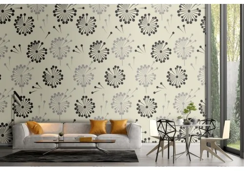 Vintage nature stylized flowers wallpaper.361