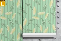 Vintage nature stylized flowers wallpaper.