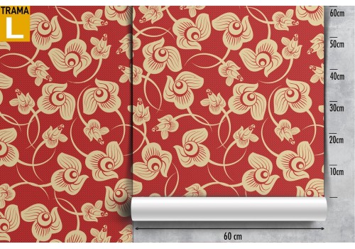 Vintage nature stylized flowers wallpaper. 2