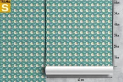 Wallpaper Design and Styles Flora and Fauna Flowers Nature Vintage Stylized