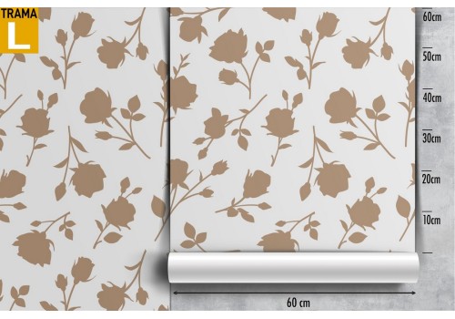 Vintage nature stylized flower wallpaper. 2