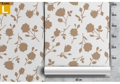 Vintage nature stylized flower wallpaper. 2