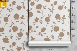 Vintage nature stylized flower wallpaper.