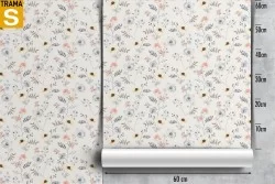 Carta da Parati Design e Stili Flora e Fauna Fiori Natura Vintage