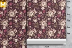 Vintage Nature Flowers Wallpaper