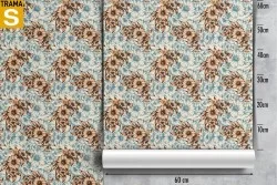 Carta da Parati Design e Stili Flora e Fauna Fiori Natura Vintage