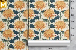 Carta da Parati Fiori Natura Vintage