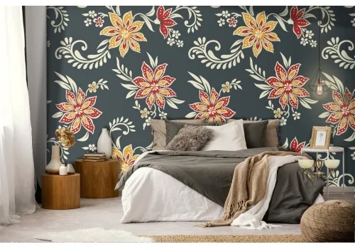 Vintage flower wallpaper pattern nature.382