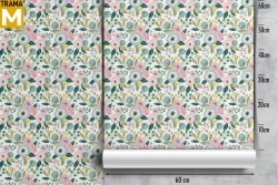 Vintage Nature Flowers Wallpaper