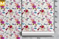 Modern Nature Flowers Wallpaper