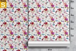 Carta da Parati Design e Stili Flora e Fauna Fiori Moderna Natura