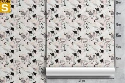 Carta da Parati Design e Stili Flora e Fauna Foglie Astratta Moderna Natura
