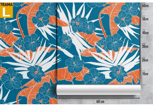 Abstract Leaves Modern Nature Wallpaper. 2