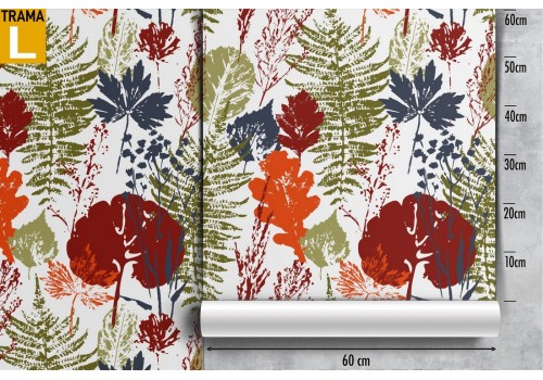 Abstract leaves nature pattern modern wallpaper. 2