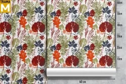 Modern Abstract Leaves Nature Wallpaper