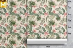 Tropical Nature Leaves Wallpaper