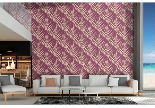 Wallpaper nature leaves modern design.