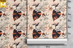 Carta da Parati Foglie Moderna Tropicale