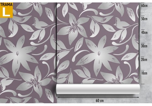 Carta da Parati foglie natura pattern moderno. 2